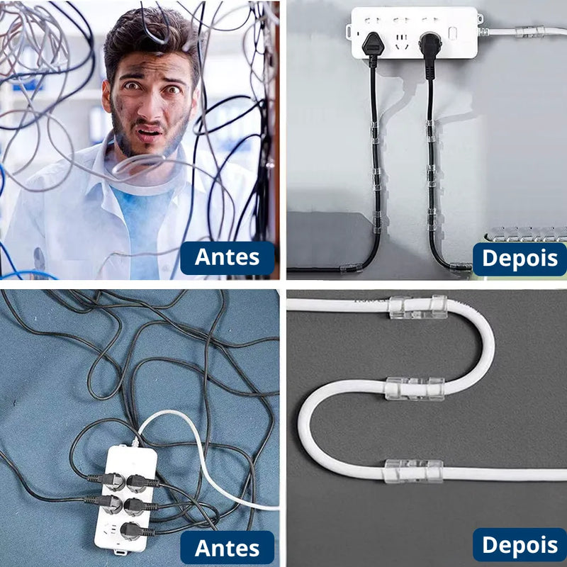 Organizador de cabos - ClipPro