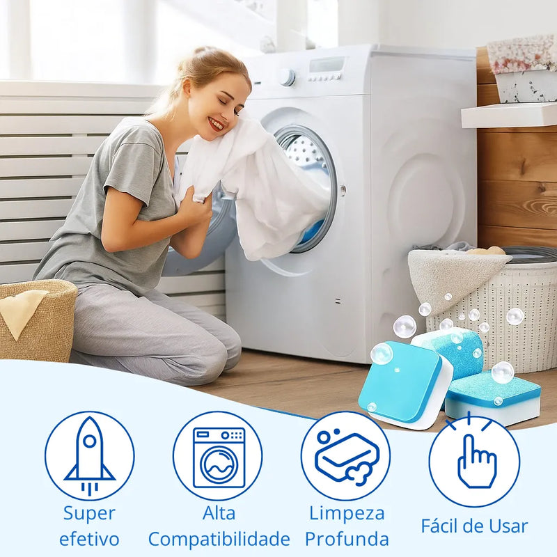 Pastilha de Limpeza Para Máquinas de Lavar - Limp Max Cleaner