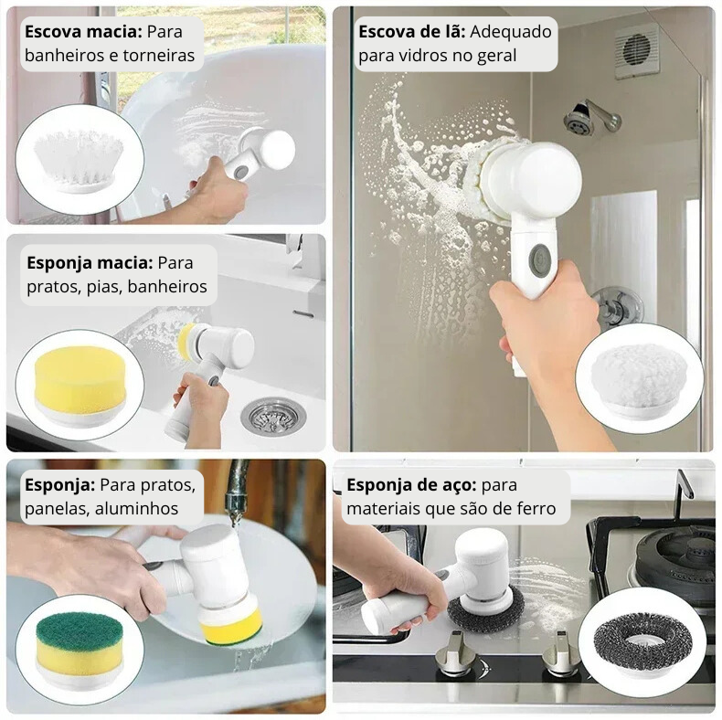 Escova Mágica 5 em 1