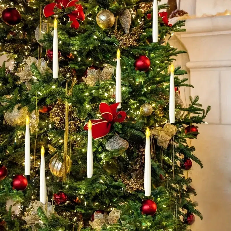 Velas Flutuantes Mágicas - Com Controle de Varinha