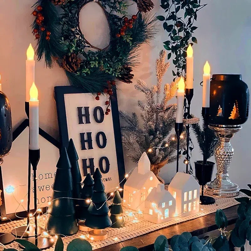 Velas Flutuantes Mágicas - Com Controle de Varinha