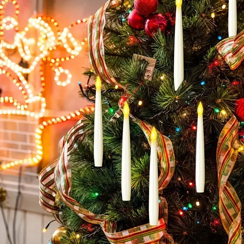 Velas Flutuantes Mágicas - Com Controle de Varinha