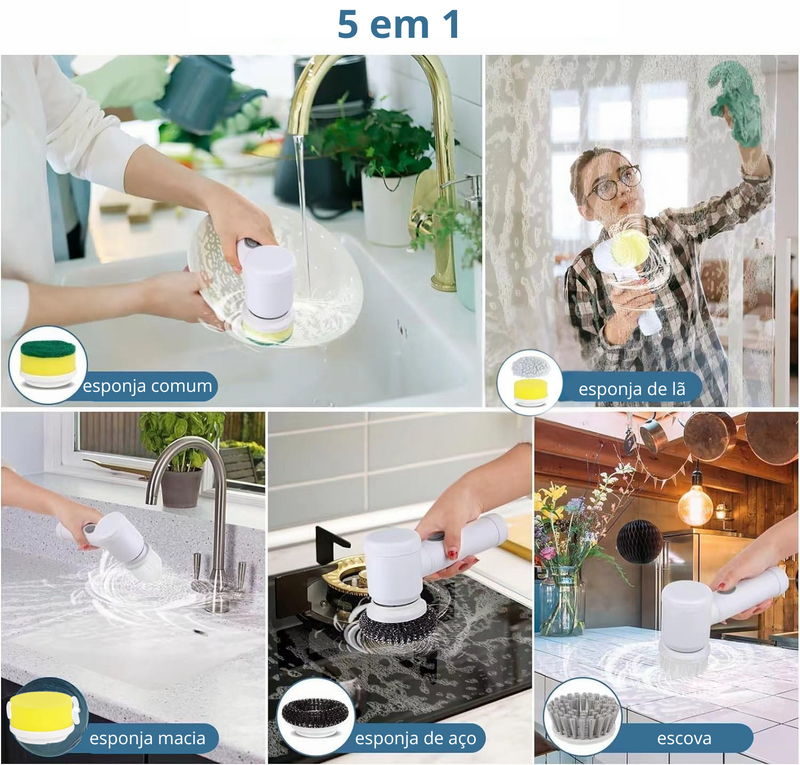 Escova Mágica 5 em 1