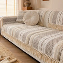 Manta Protetora Estilo Nórdico com Franjas Design 3D